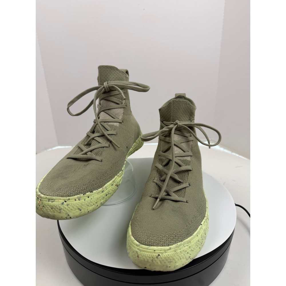Converse Chuck Taylor All Star Crater Knit Olive Green Mens 8.5 W10.5 High Ankle - Picture 10 of 16